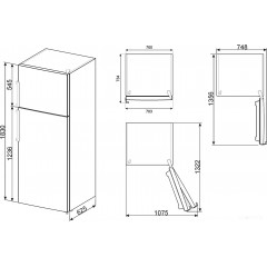 Холодильник Smeg FD70FN1HM