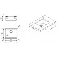 Кухонная мойка Smeg VZP56B