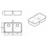 Кухонная мойка Smeg UM4040