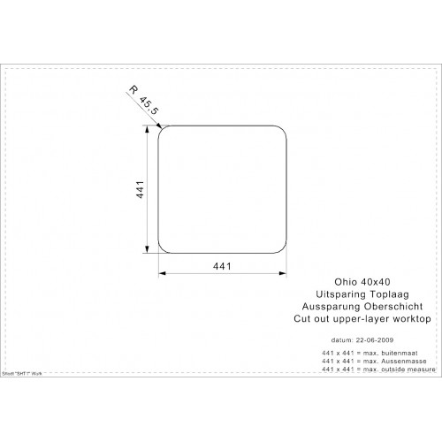 Кухонная мойка Reginox OHIO 40x40 Arctic White