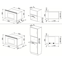 Микроволновая печь Smeg MP822PO
