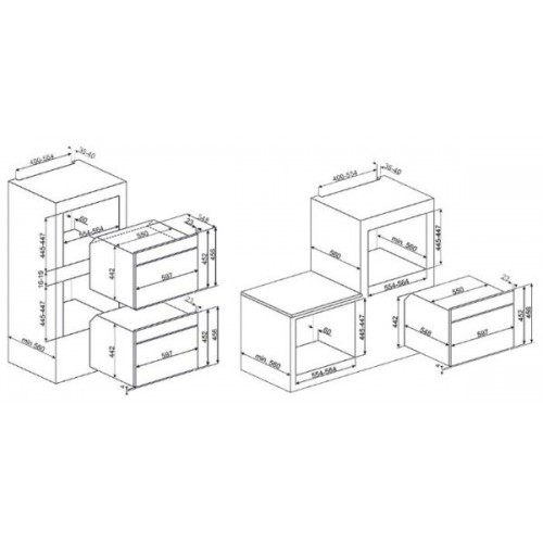 Микроволновая печь Smeg SF4102MN
