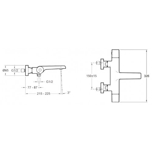 Смеситель Jacob Delafon Avid E97386-CP