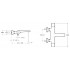 Смеситель Jacob Delafon Avid E97386-CP