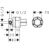 Смеситель Hansgrohe 13620180