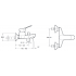 Смеситель Jacob Delafon Brive E75766-CP