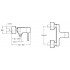 Смеситель Jacob Delafon Cuff E45533-CP