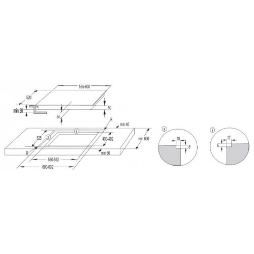Варочная панель Korting HK 63052 B