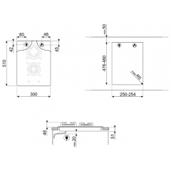 Варочная панель Smeg PV332CN