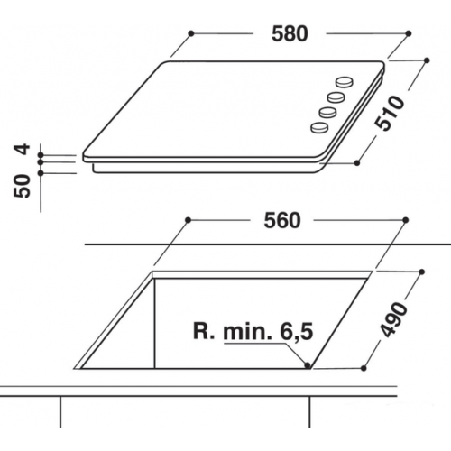Варочная панель Hotpoint-Ariston HR 629 C