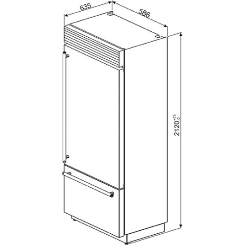 Винный шкаф Smeg WF366LDX