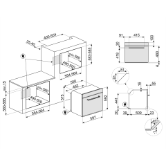 Духовой шкаф Smeg SF6905P1