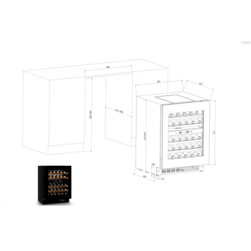 Винный шкаф Caso WineDeluxe WDU 36