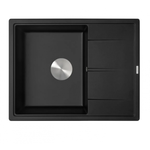 Кухонная мойка Zorg Rock 65 Premium black metallic