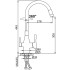 Смеситель Frap F4396-6